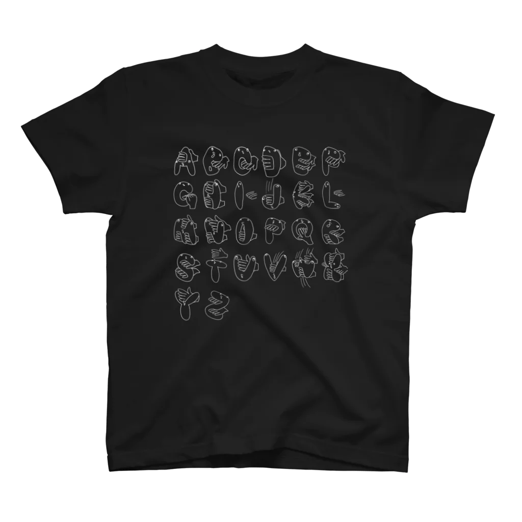 からてチョップシリーズのカラーてチョップ全員集合 スタンダードTシャツ