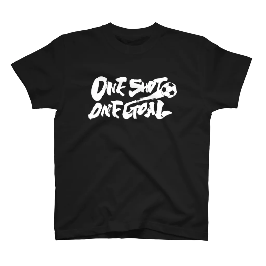 burnworks designのOne Shot One Goal（濃色用） Regular Fit T-Shirt