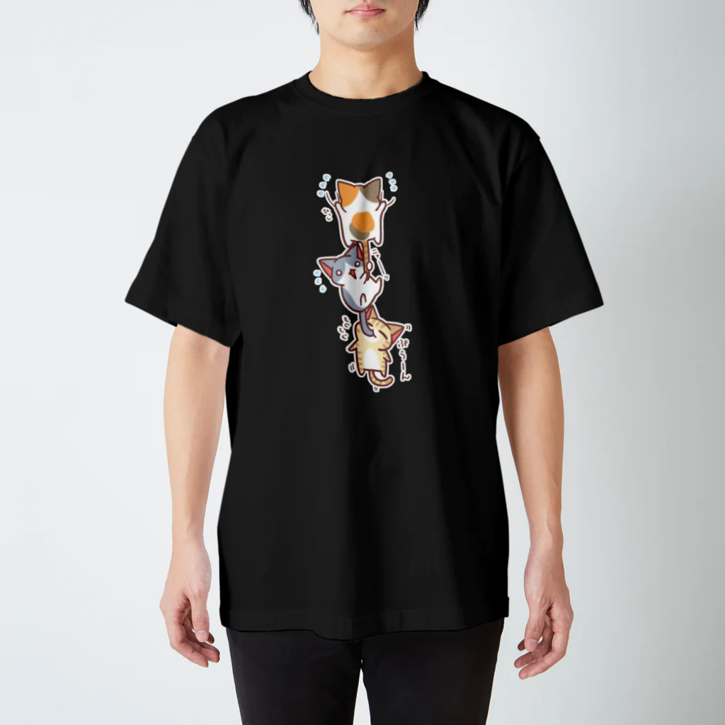 ねこぽん本舗のねこぷらーん スタンダードTシャツ