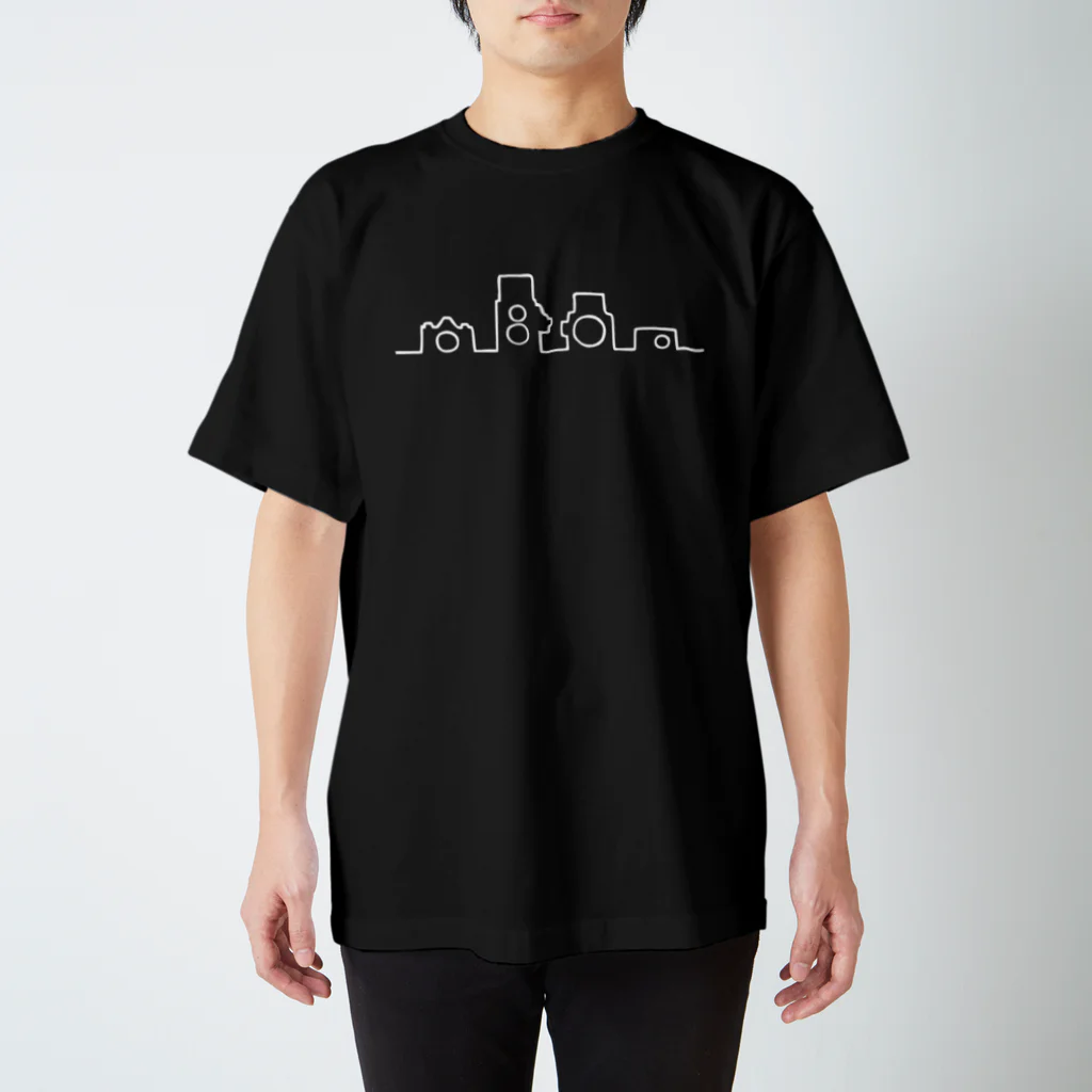 *citrineの線カメラ（白線） スタンダードTシャツ