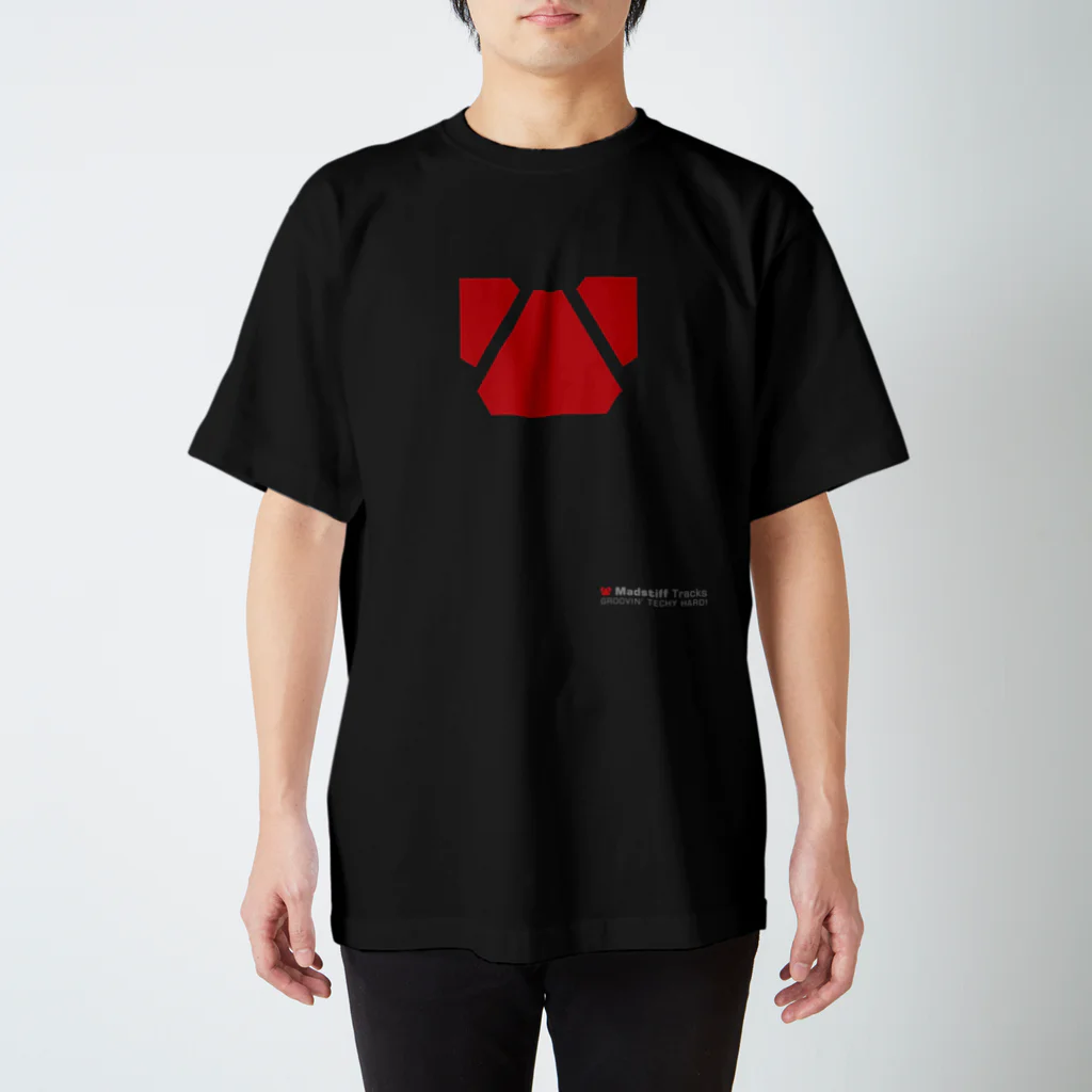 Madstiff TracksのMadstiff Tracks Logo 「CHILDREN'S MADNESS」 [Red] スタンダードTシャツ