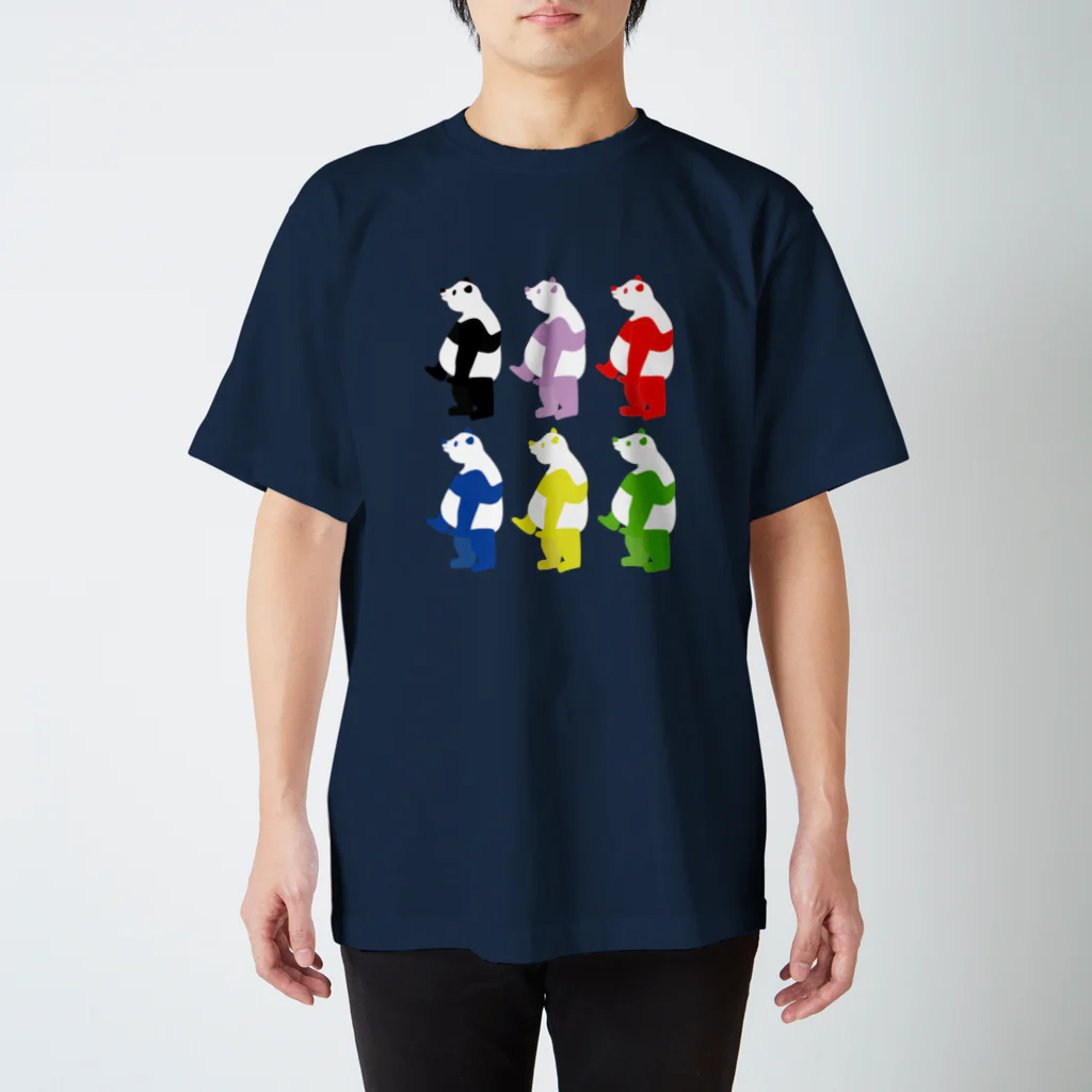 CANのpanda panda スタンダードTシャツ