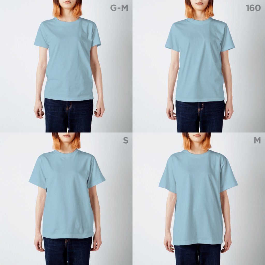momonoaの熱燗おぱたくん Regular Fit T-Shirt :model wear (woman)