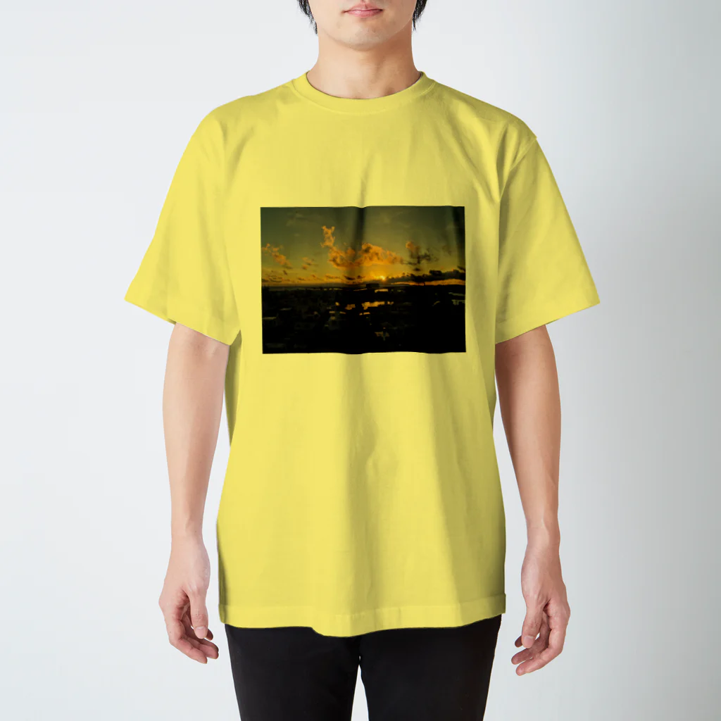 hiro_photoの夕日 スタンダードTシャツ