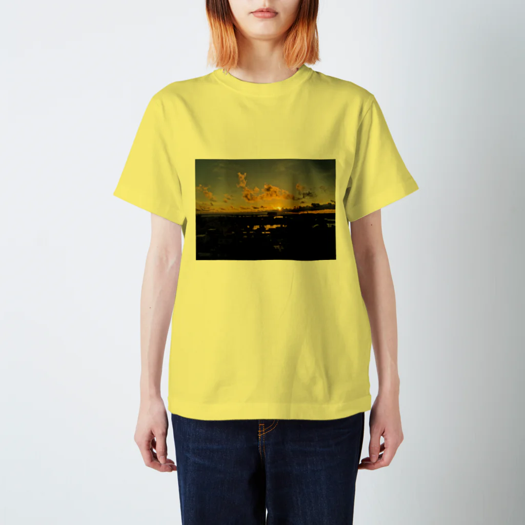 hiro_photoの夕日 スタンダードTシャツ