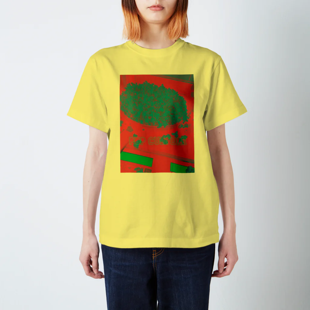 ouchi-coffee-laymeのPop cultureシリーズ Regular Fit T-Shirt