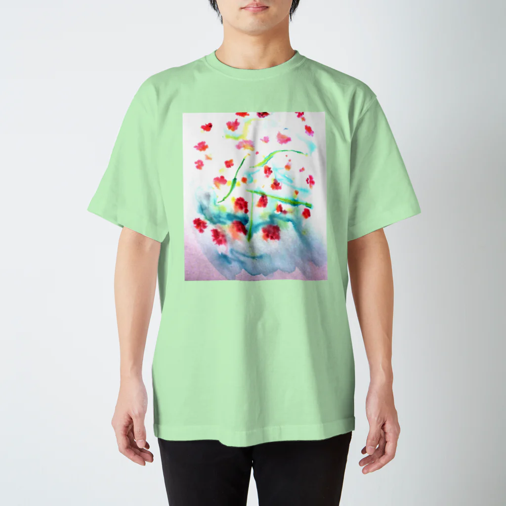 にじのははのにじみ_お花 スタンダードTシャツ