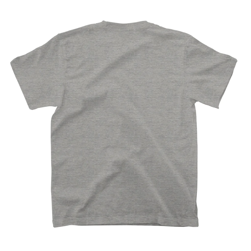 hansoloのgray スタンダードTシャツの裏面