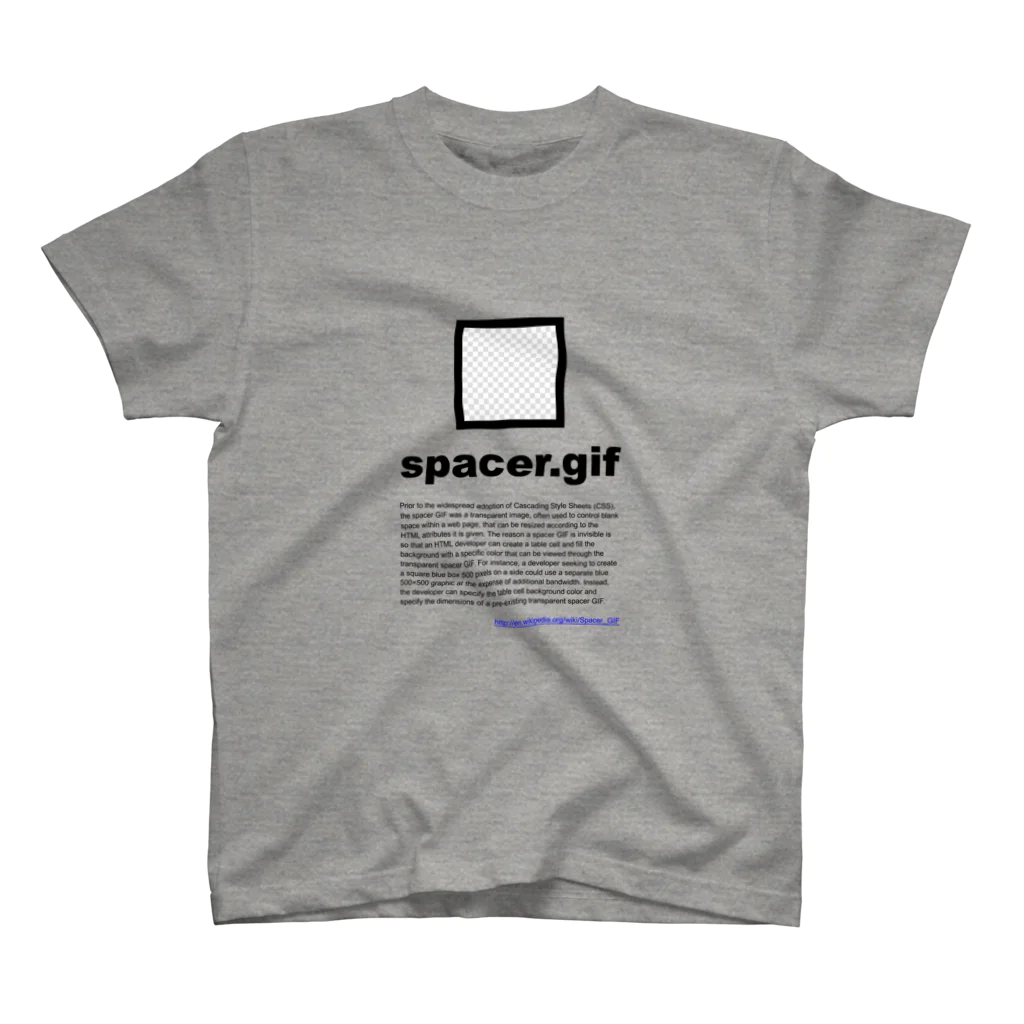 kengochiのspacer.gif スタンダードTシャツ