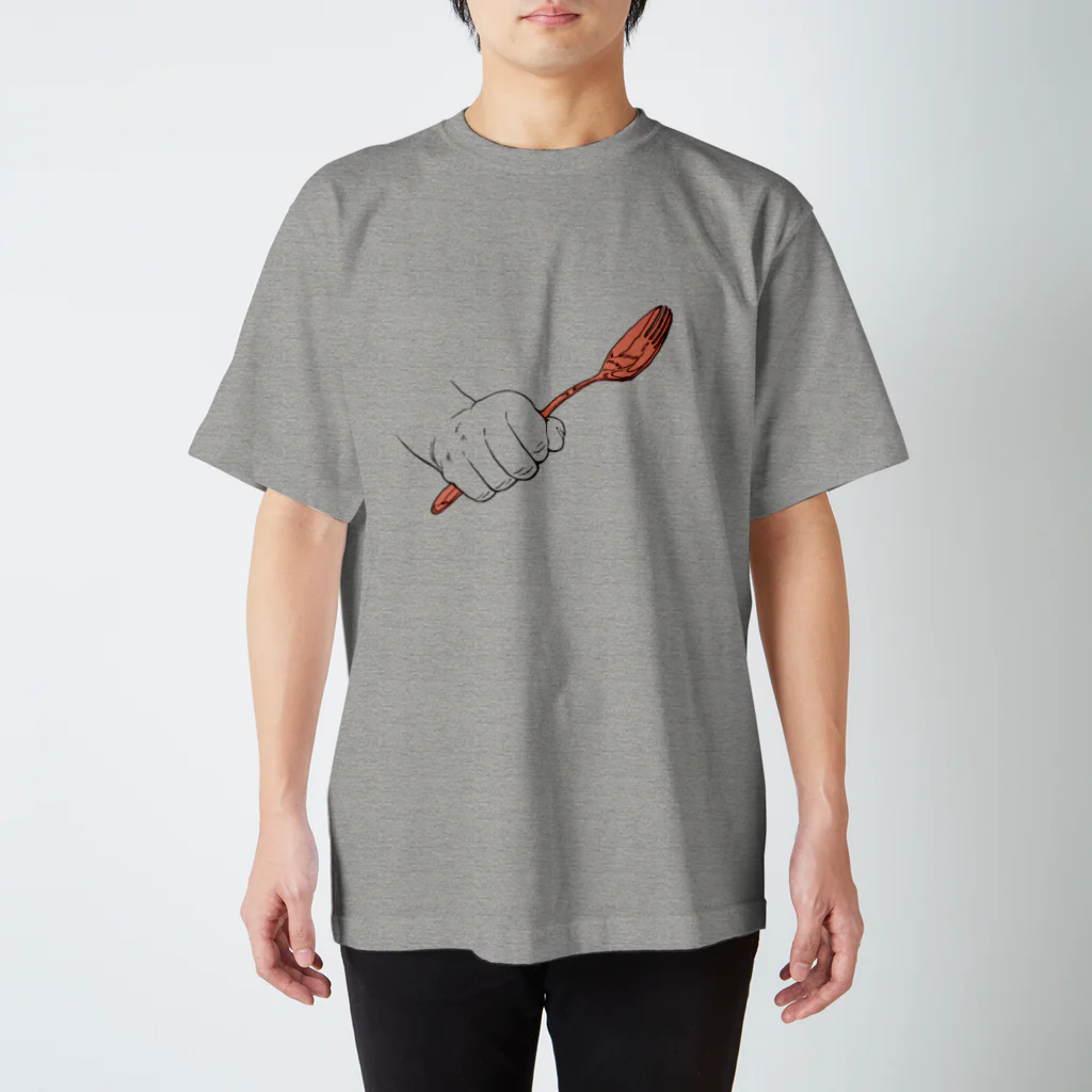 沖田昌仁のカレー部（朱） Regular Fit T-Shirt