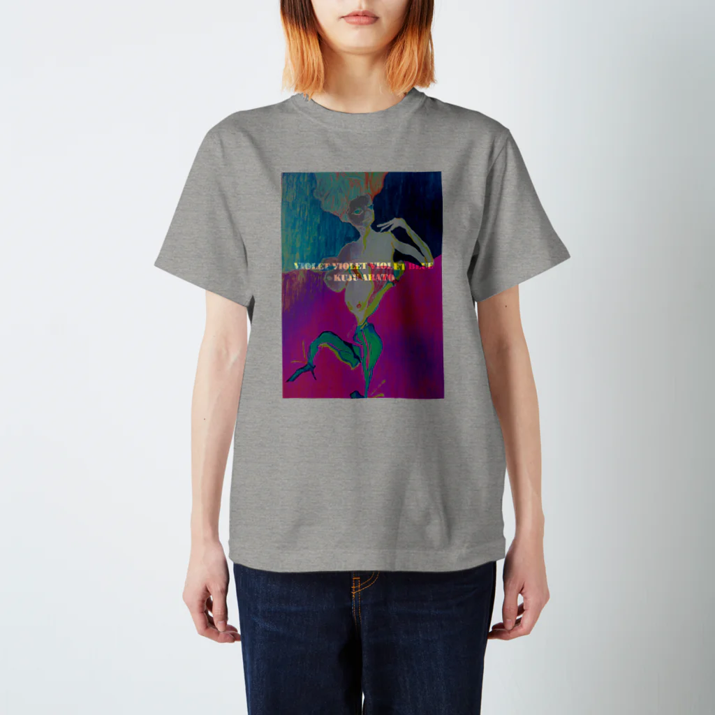 九十現音の『VIOLET VIOLET VIOLET BLUE』』 Regular Fit T-Shirt