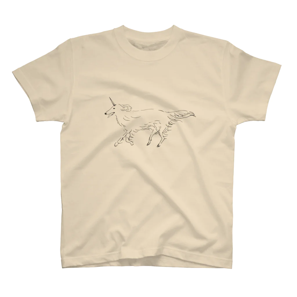 escocseのかつての犬（ユニコーン） スタンダードTシャツ