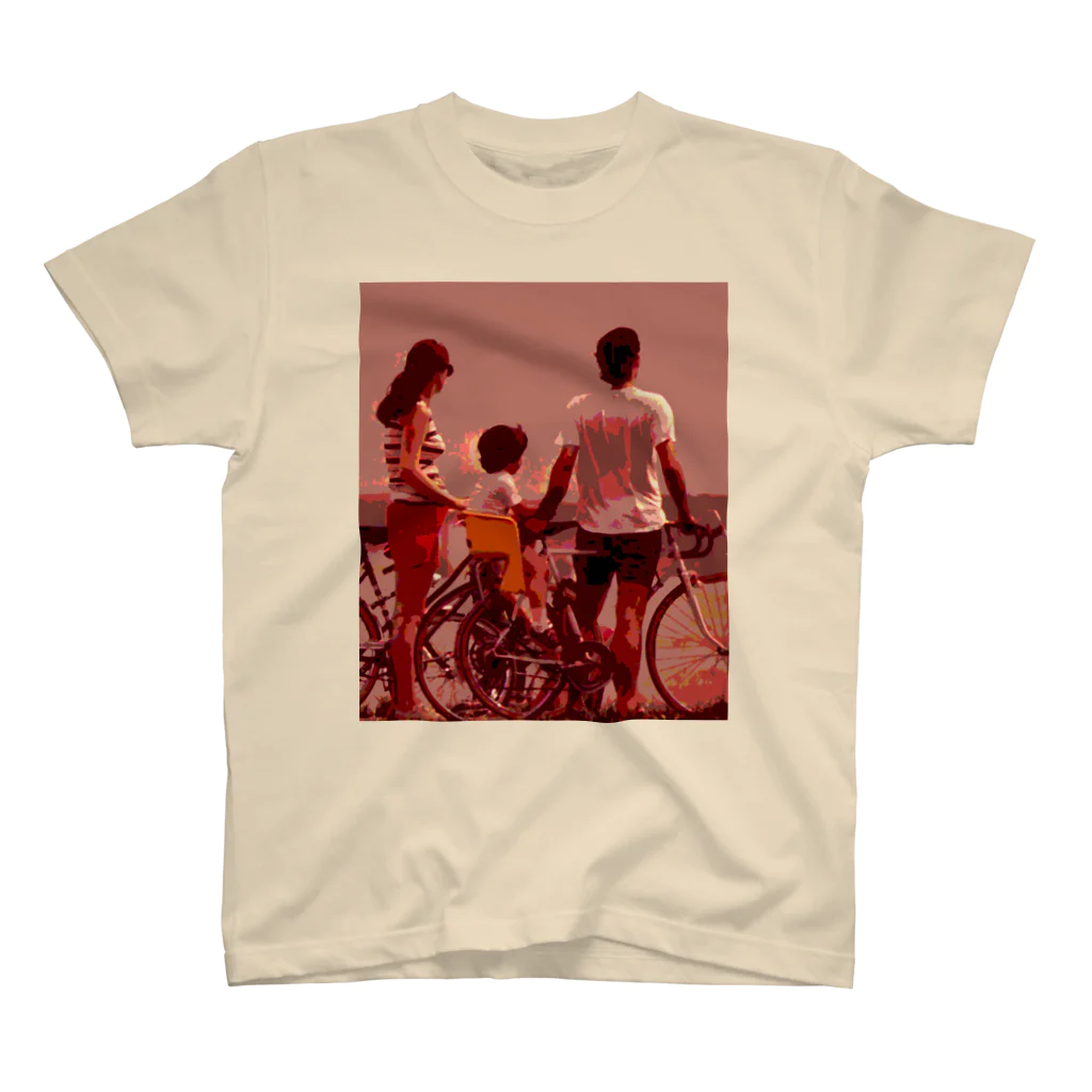 その物語を忘れない。のFAMILY BIKE RIDE スタンダードTシャツ