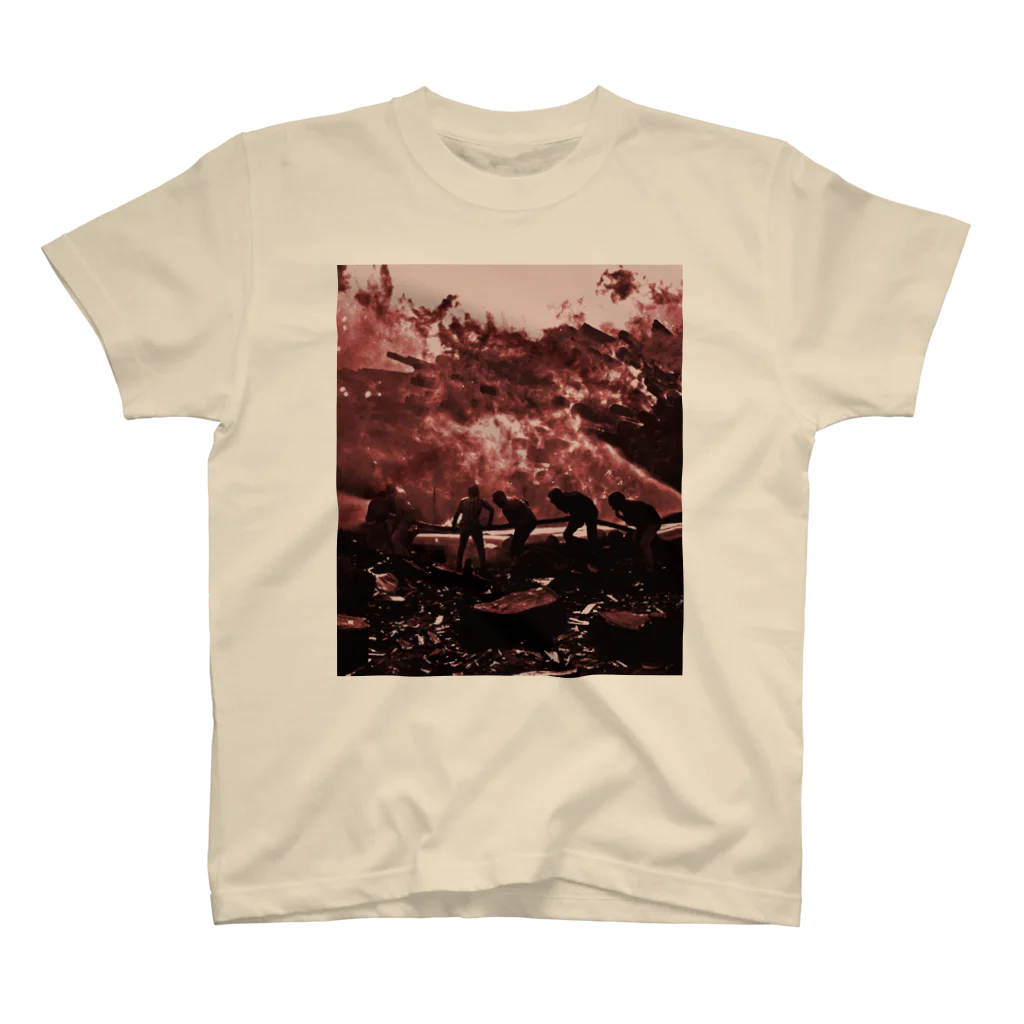 その物語を忘れない。の"JERRY FORGOT TO PUT OUT THE CAMPFIRE." Regular Fit T-Shirt