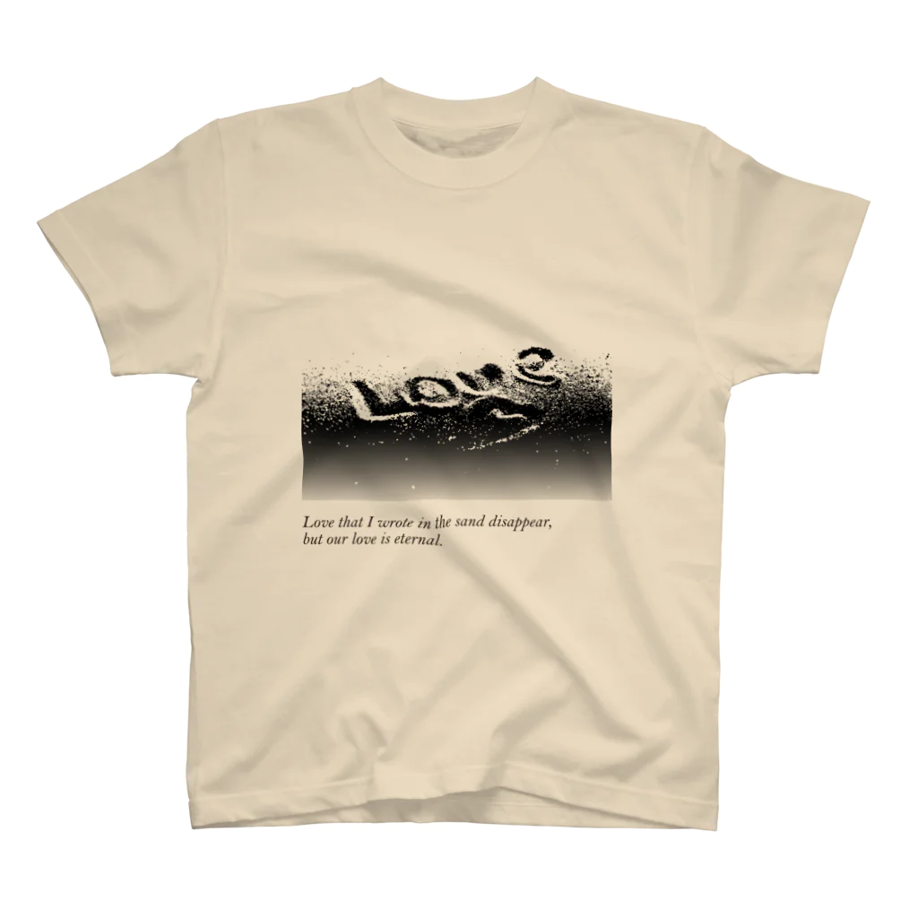 TKYのTシャツ　Love　砂文字 Regular Fit T-Shirt