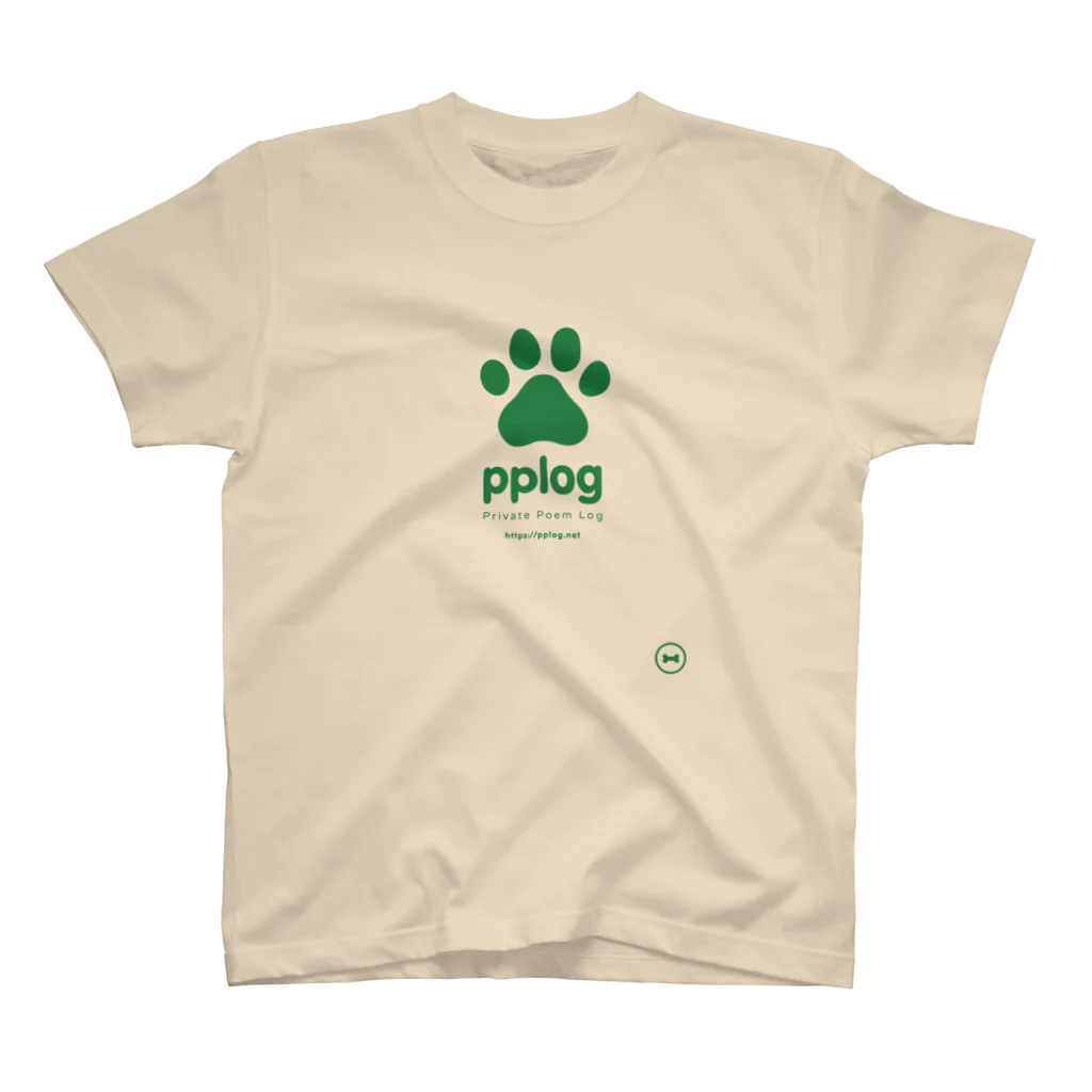 (\( ⁰⊖⁰)/) esaのpplog スタンダードTシャツ