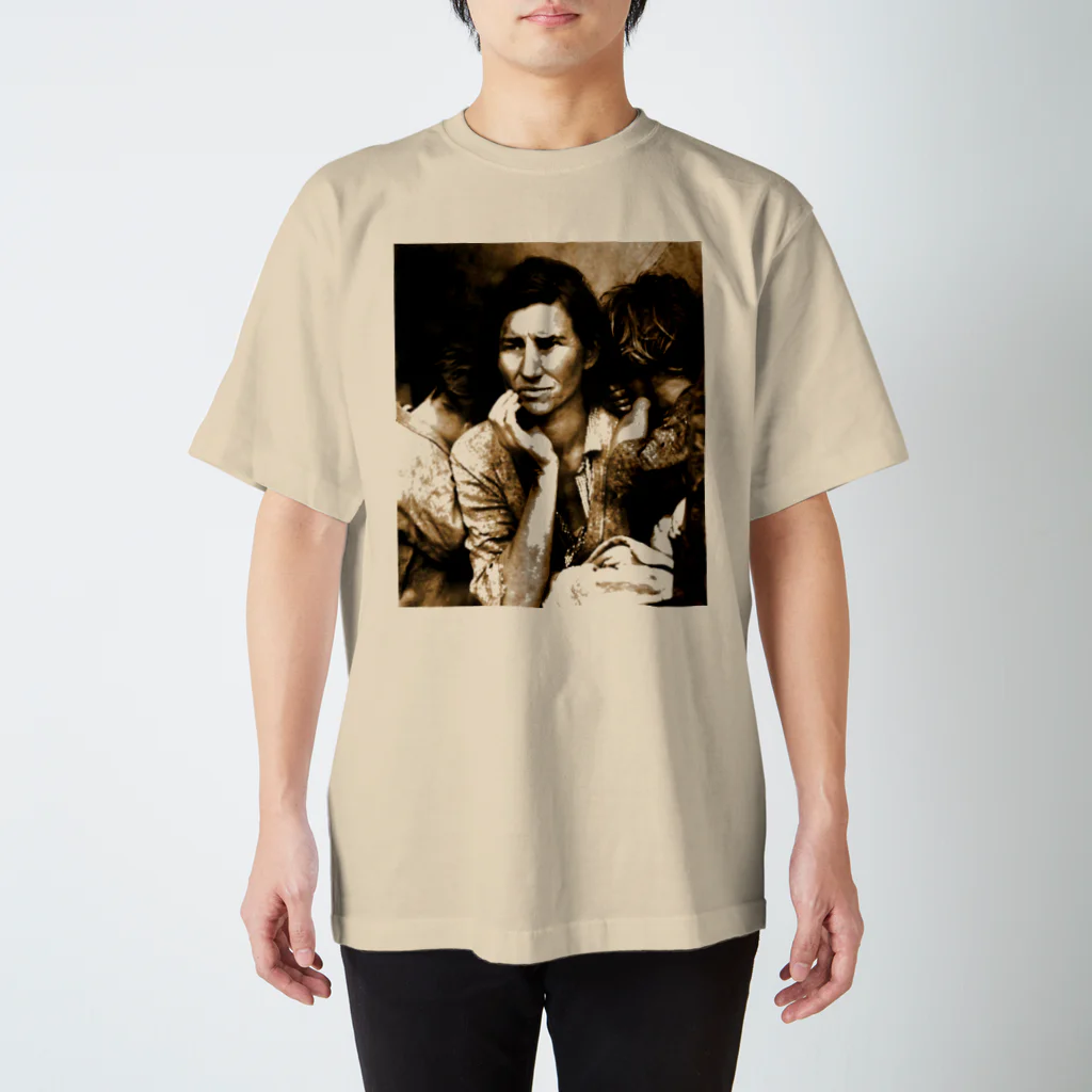 その物語を忘れない。のDorothea Lange: Migrant mother, Nipomo, California, March 1936 Regular Fit T-Shirt