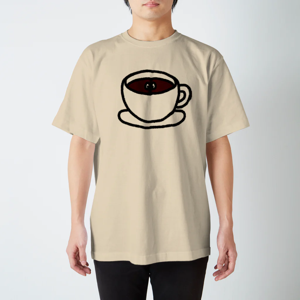 べれ {suzuri} ふぁなのそこには何かいるモン！？ in コーヒー スタンダードTシャツ