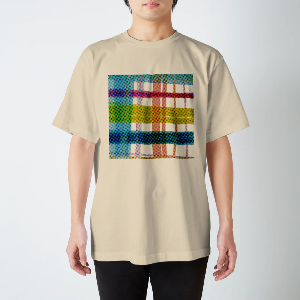 nuta_designのつぶつぶチェック3 スタンダードTシャツ