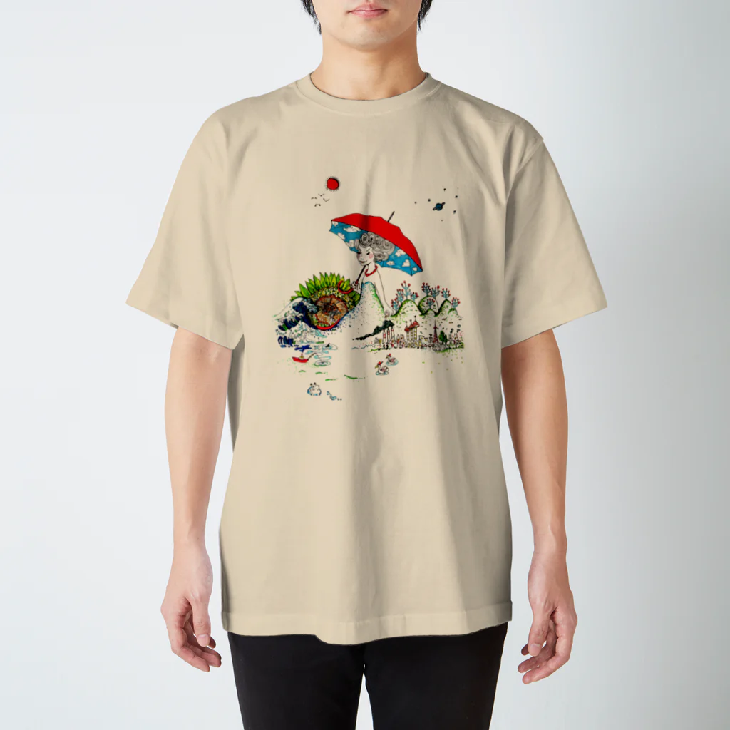 some,some.の晴れのち晴れ、時々晴れ Regular Fit T-Shirt