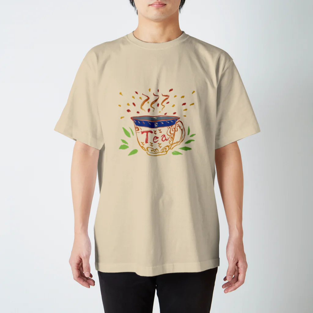 へぎっのTeaシャツ（紅茶） スタンダードTシャツ