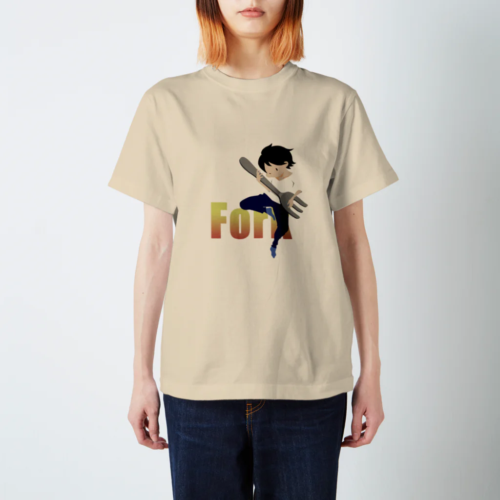 翔眞のFork guitar Regular Fit T-Shirt