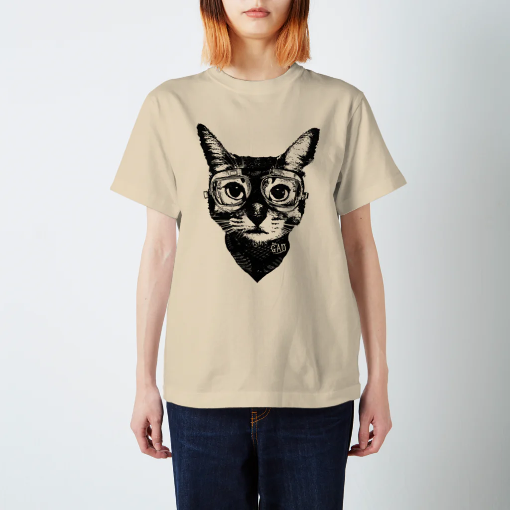 NobigaoのNobigao ゴーグルキャット Regular Fit T-Shirt