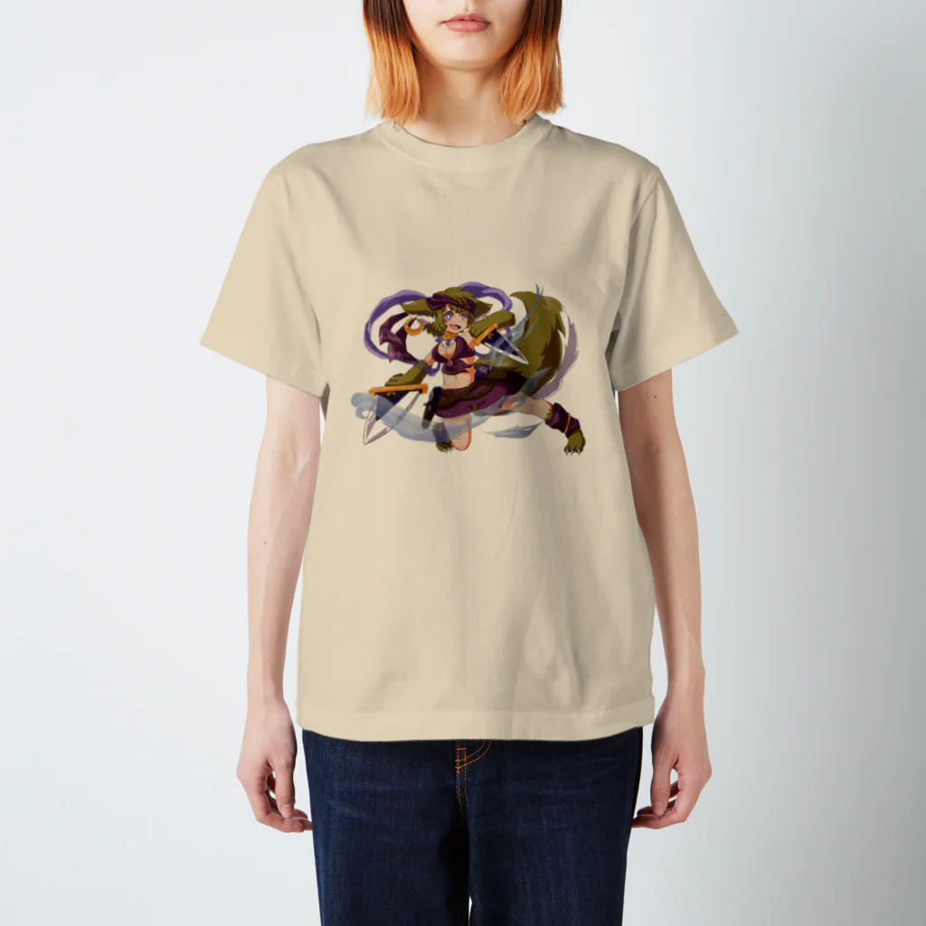 アップルのケモノ少女 Regular Fit T-Shirt