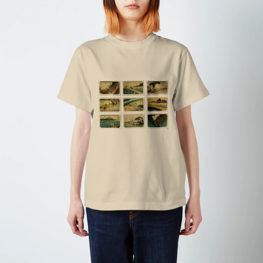 安永峰夫の広重-3 Regular Fit T-Shirt