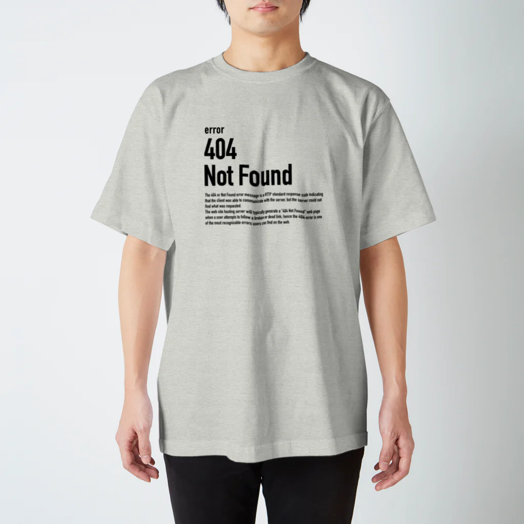 404 Not Found（エラーコードシリーズ） / kengochiのスタンダードT 