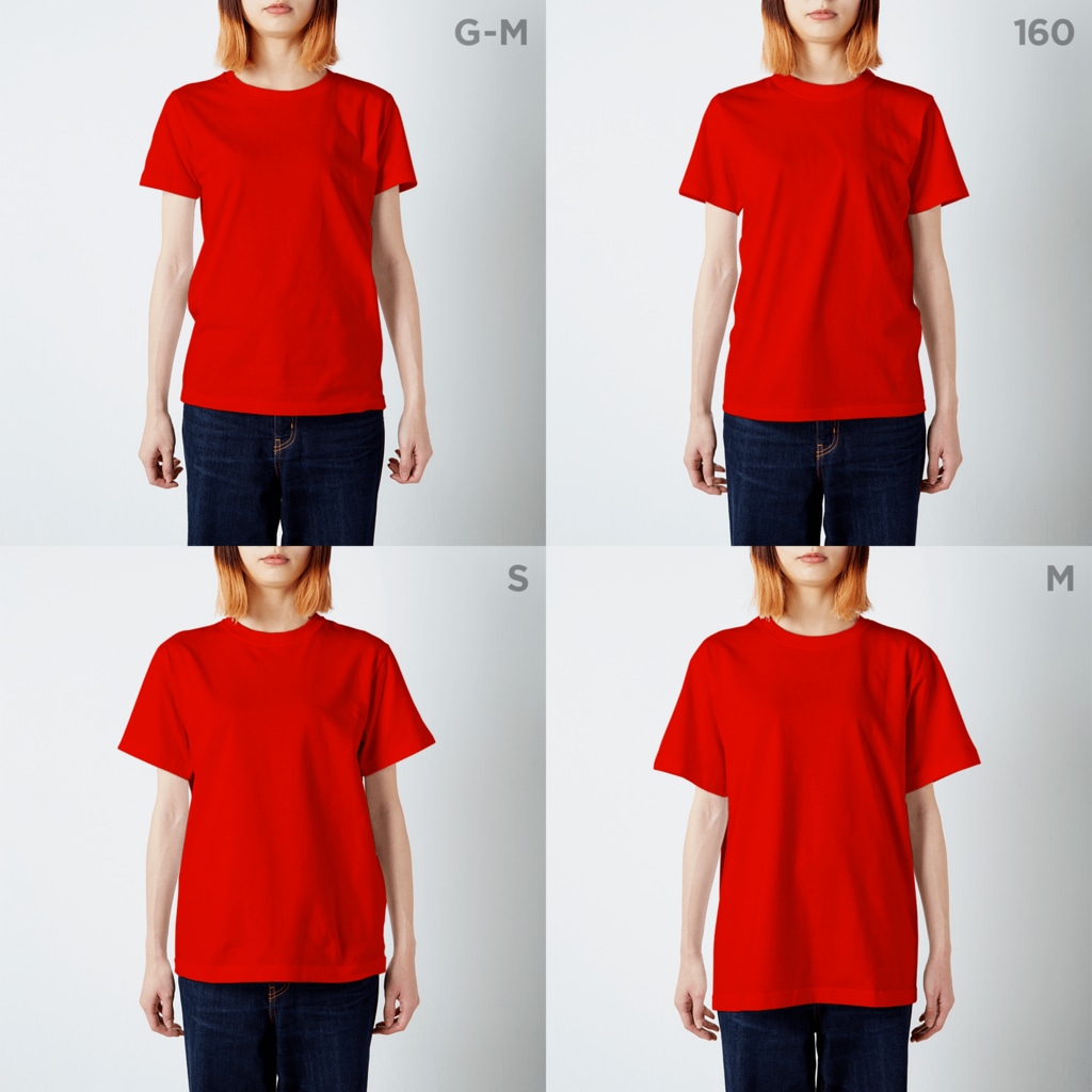HTMLタグショップのIFRAME Regular Fit T-Shirt :model wear (woman)
