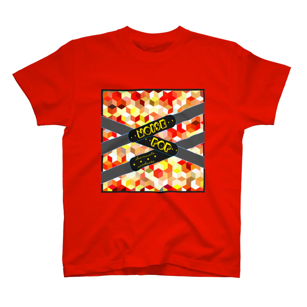 hansoloのwebsitemodel（red） スタンダードTシャツ