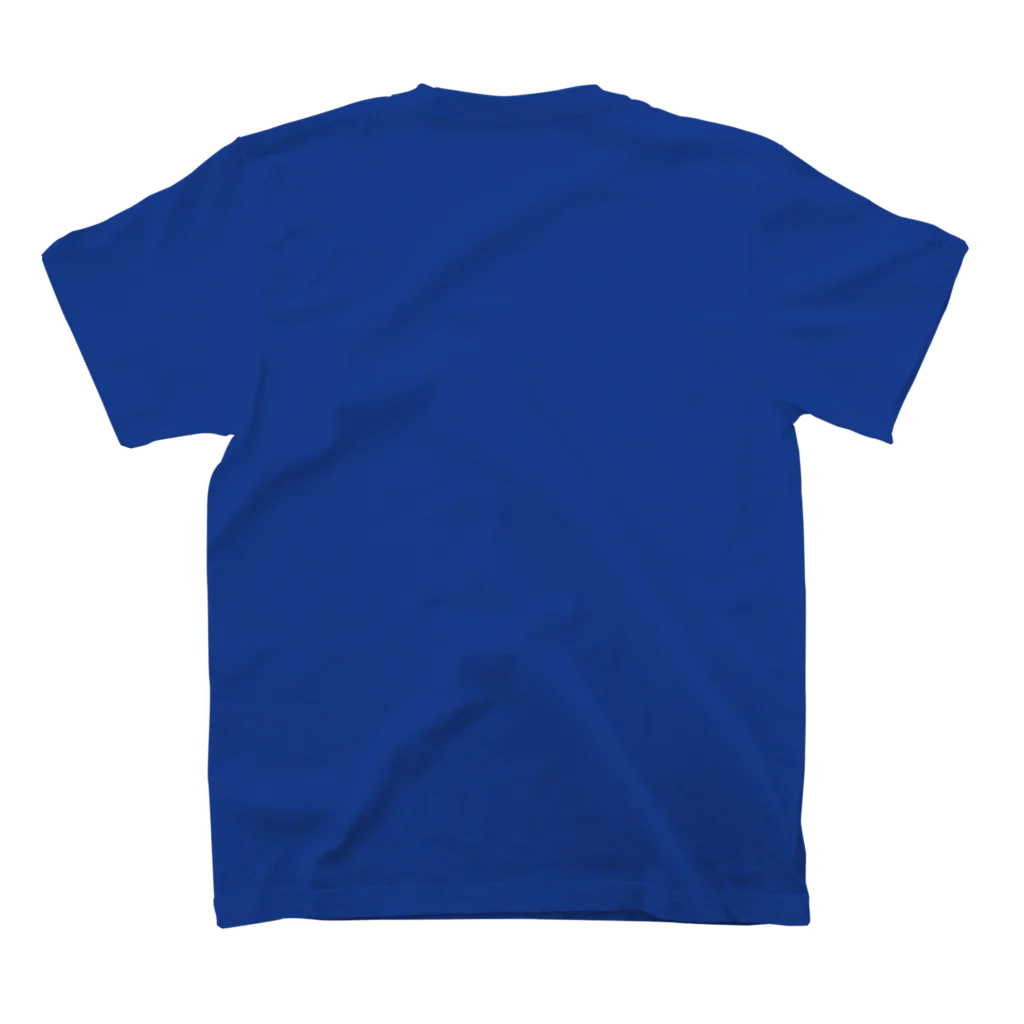 hansoloのwebsitemodel（blue） スタンダードTシャツの裏面