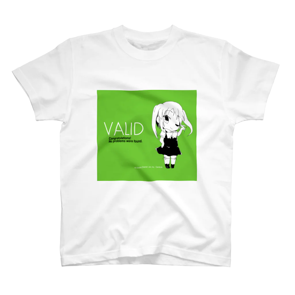 電書ちゃんねるの電書ちゃん Valid シリーズ スタンダードTシャツ