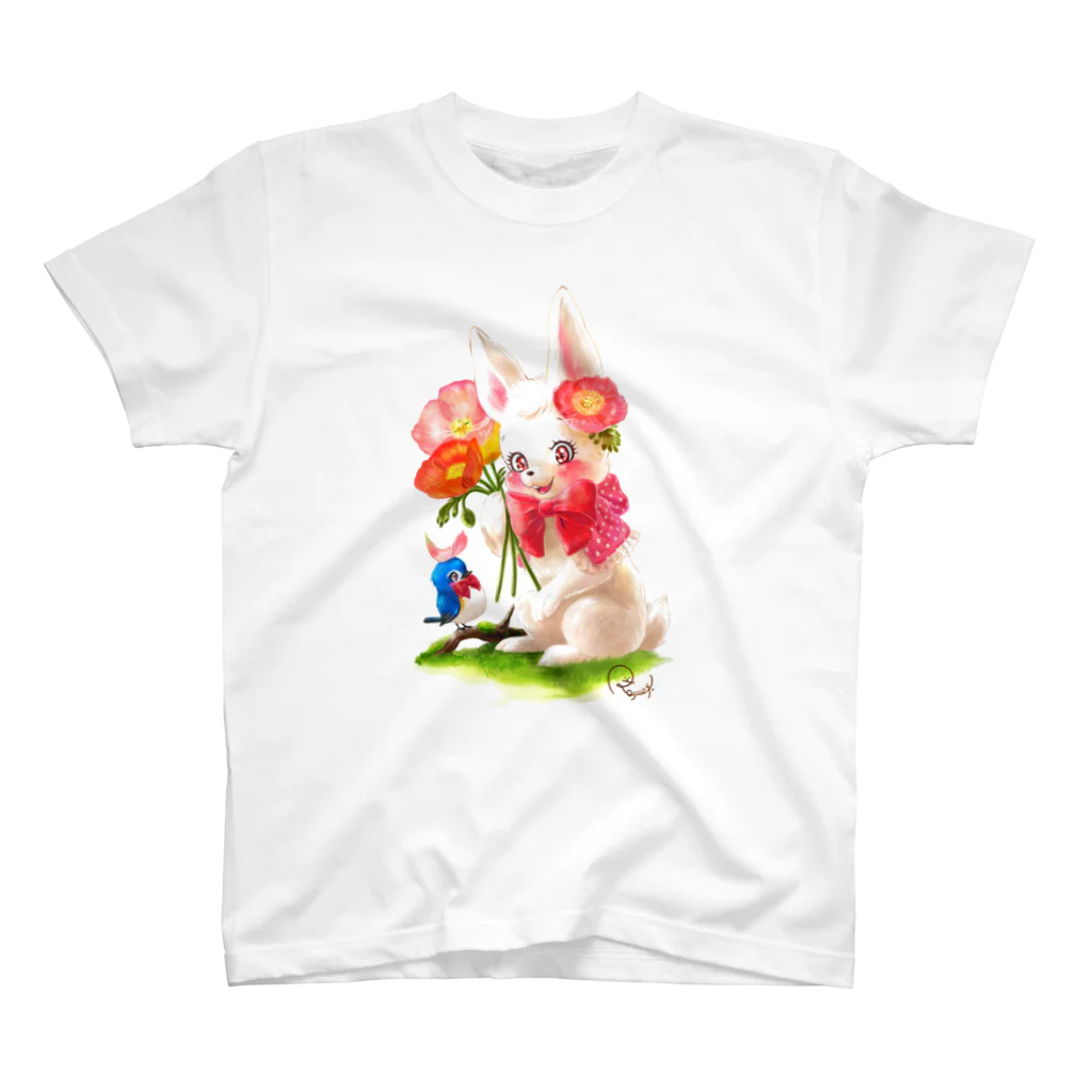 ロザビーのロザビーちゃんとルリビーくん Regular Fit T-Shirt