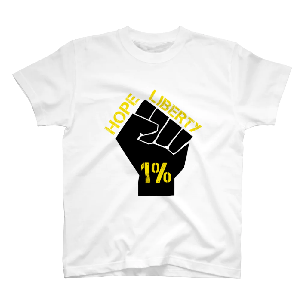 CWFH（貢利宋）のHOPE&LIBERTY 1% スタンダードTシャツ