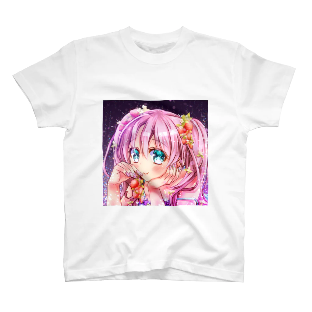 月夜CREATIVEの苺姫 Regular Fit T-Shirt