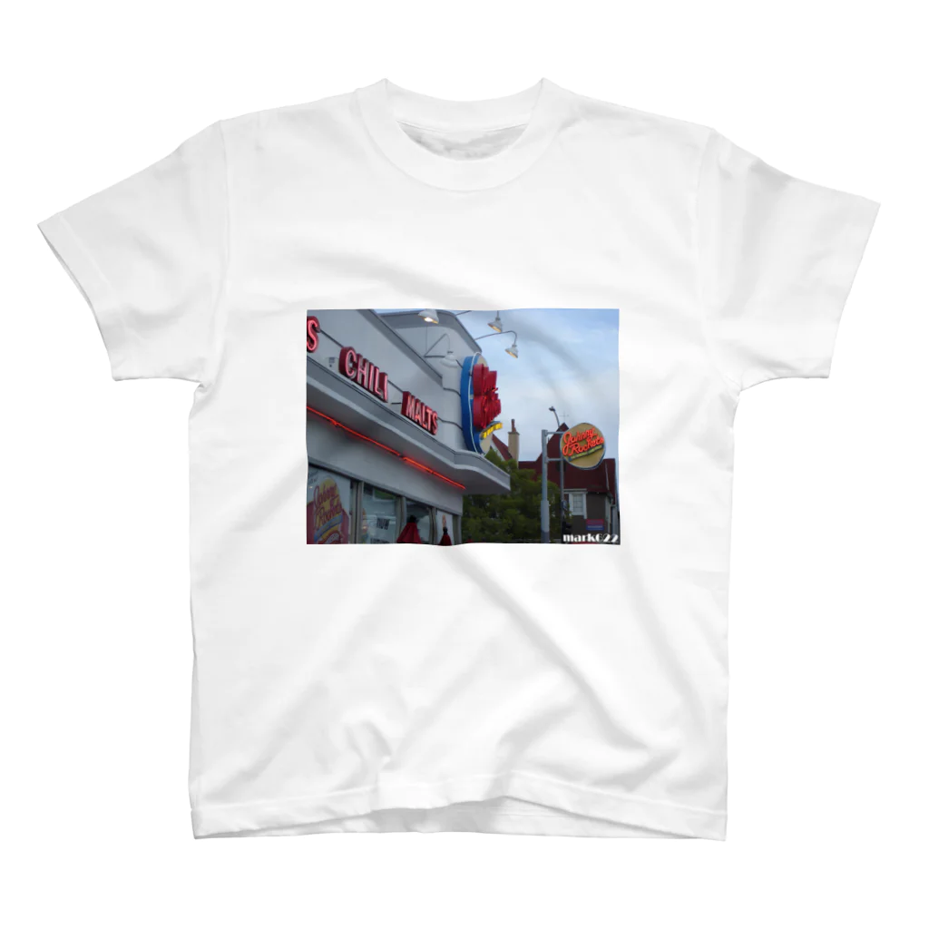 M.MORIのLos Angeles Melrose-2 スタンダードTシャツ