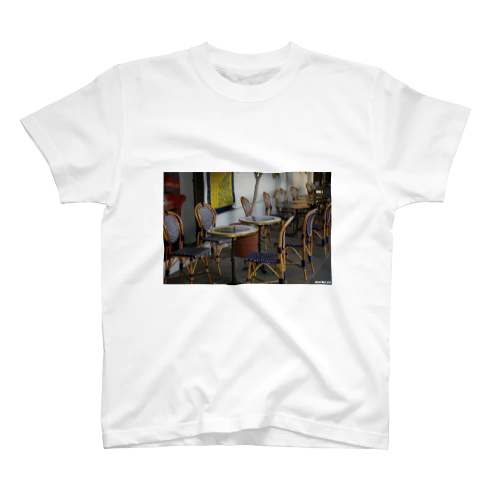 M.MORIのLos Angeles Labrea Cafe スタンダードTシャツ