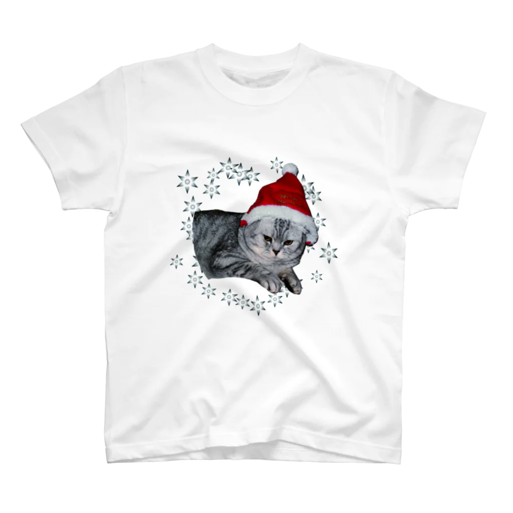 ootomoyasuhiroのクリスマス猫 スタンダードTシャツ