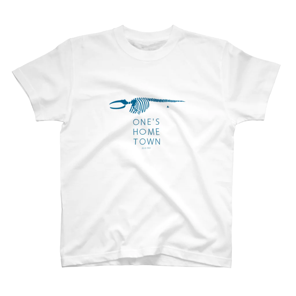 one's hometown STOYのAKISHIMA-KUJIRA スタンダードTシャツ