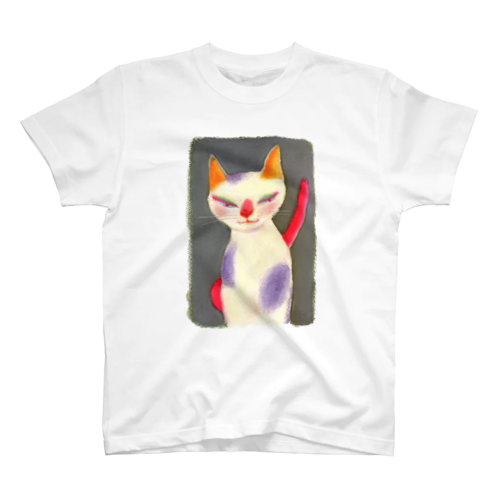 猫の絵　iPhoneケースとか　菫ごろの猫の絵だよ Regular Fit T-Shirt