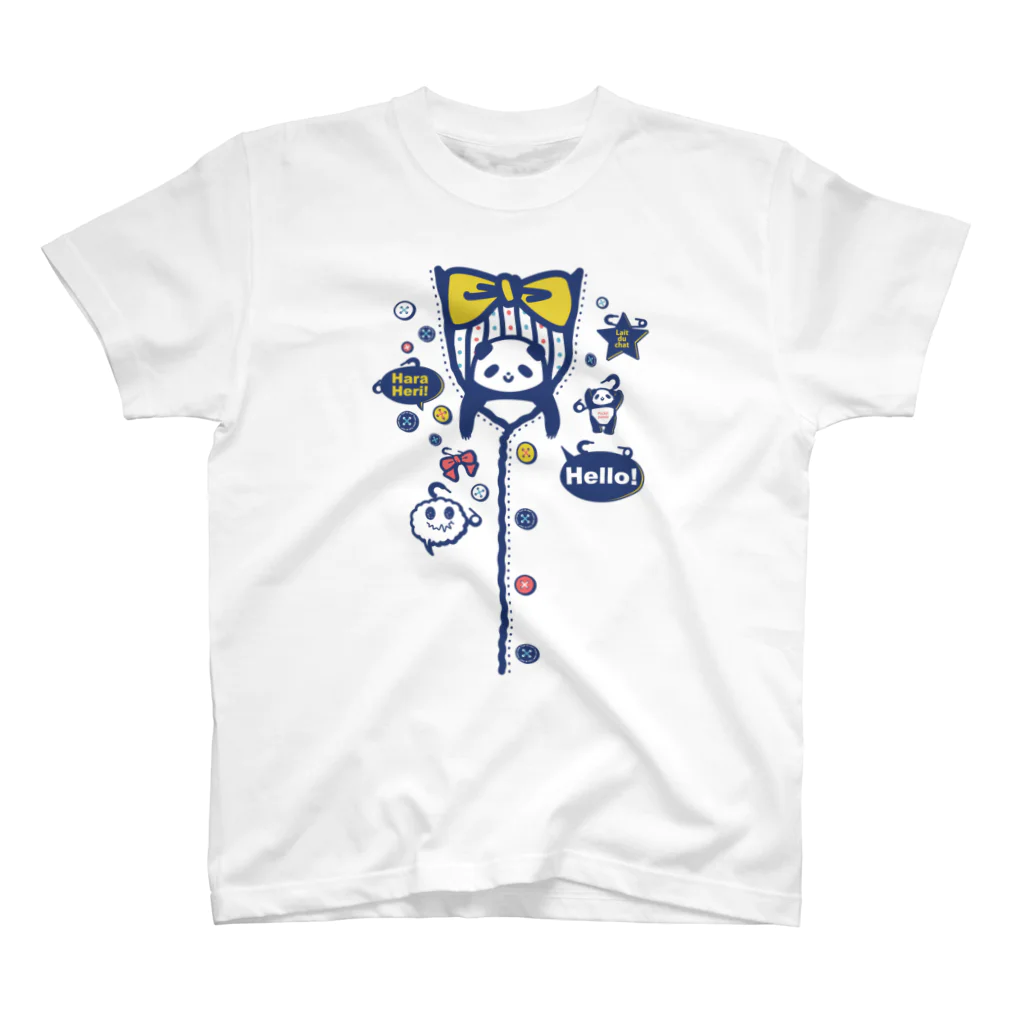 Cɐkeccooのぽけっと★ぱんだ-今度は懐！？（だまし絵）Vr3 スタンダードTシャツ