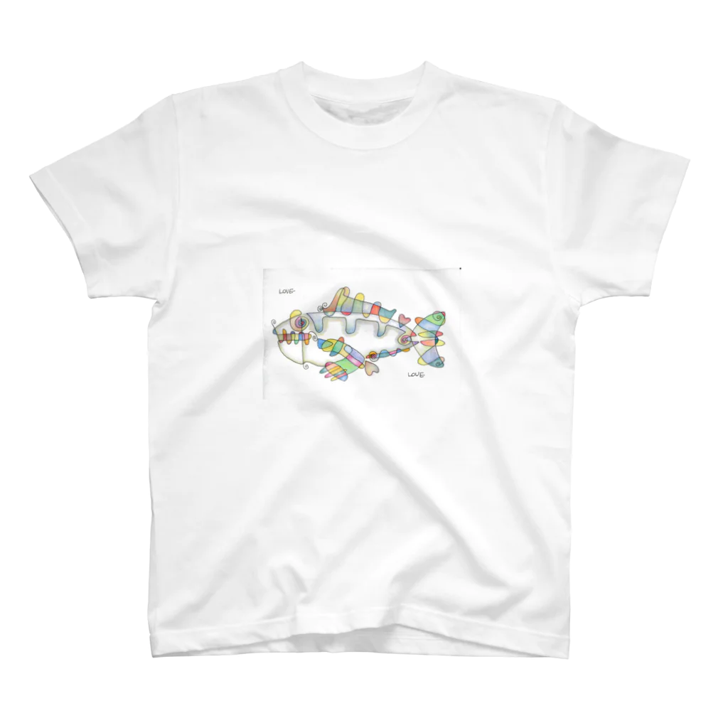 isakazuのLove Fish Love スタンダードTシャツ