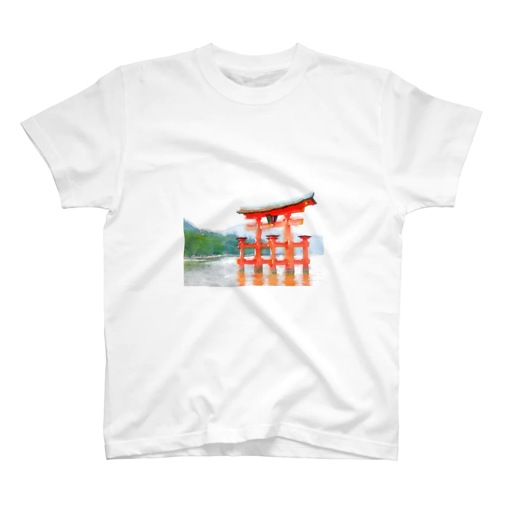 34addressの宮島鳥居グッズ スタンダードTシャツ