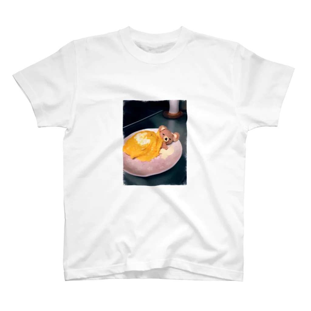 柚桜のお昼寝くまさん Regular Fit T-Shirt