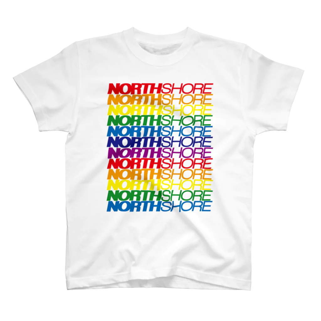 NORTH SHOREのNORTHSHORE rainbow Regular Fit T-Shirt