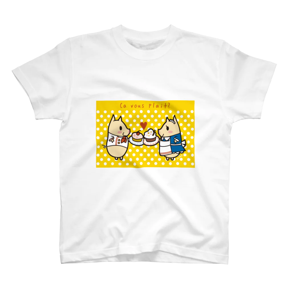 Rachelのぶたさんカフェ スタンダードTシャツ