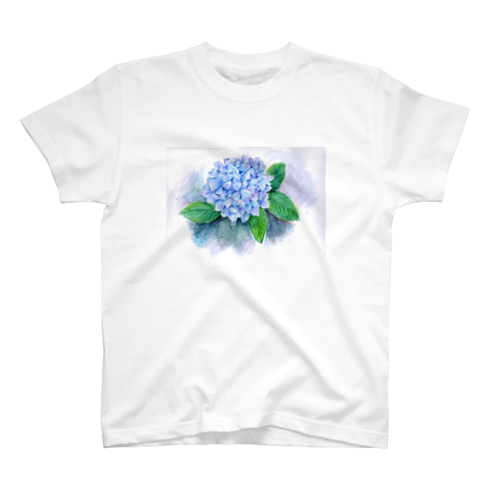 リラの紫陽花 Regular Fit T-Shirt