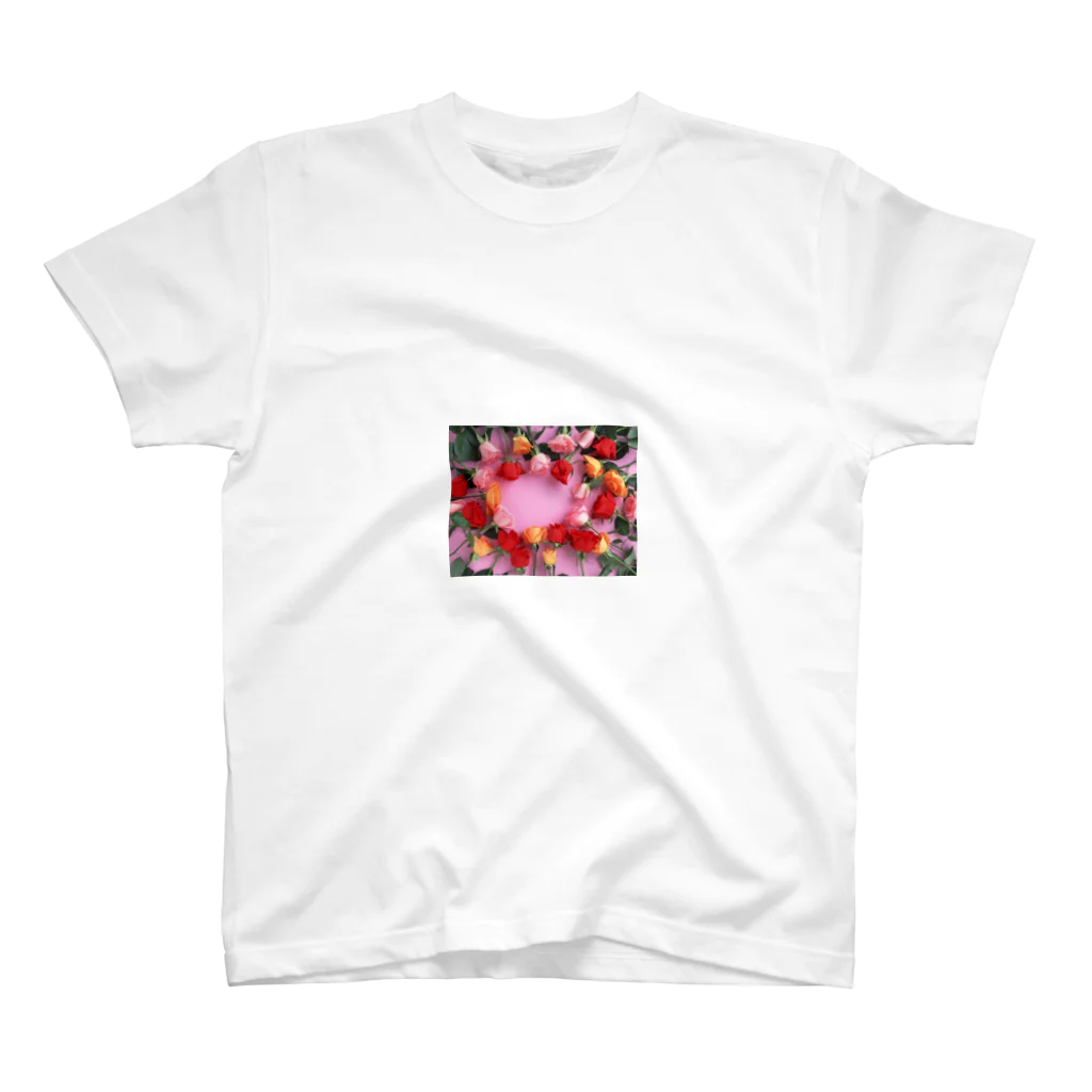 unchikusakusababyの薔薇バラ スタンダードTシャツ